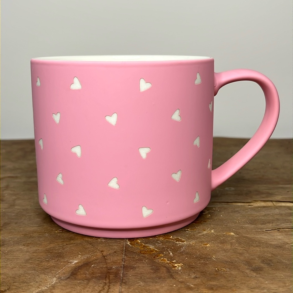 SUNDAY MORNING CERAMICS - Pink Heart Mug